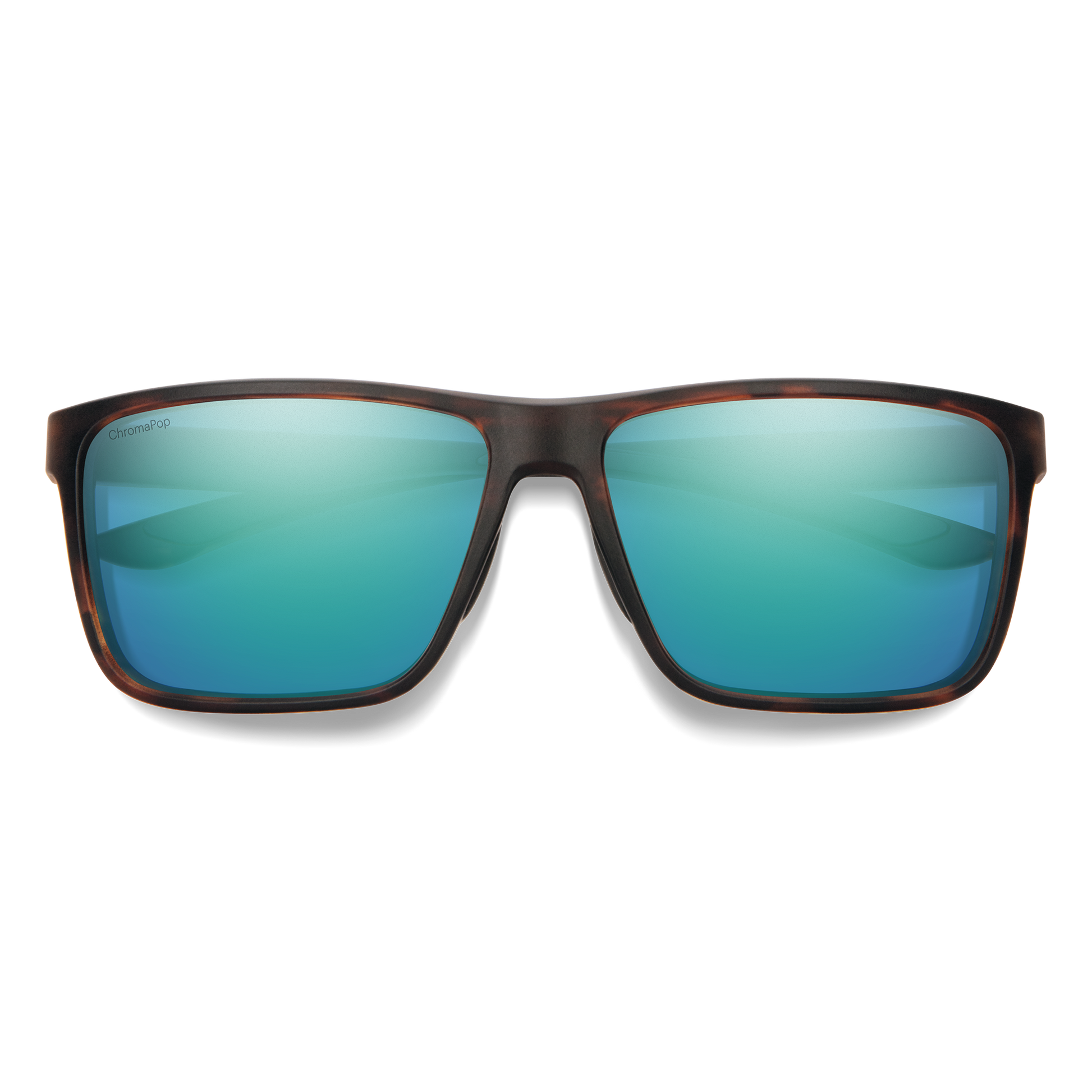 Riptide, Sunglasses + Matte Black | ChromaPop Glass Polarized Blue Mirror
