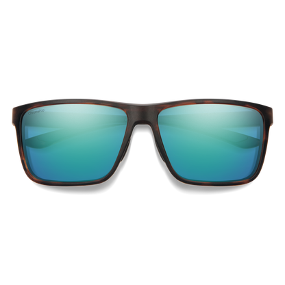 Riptide, Sunglasses + Matte Black | ChromaPop Glass Polarized Blue Mirror