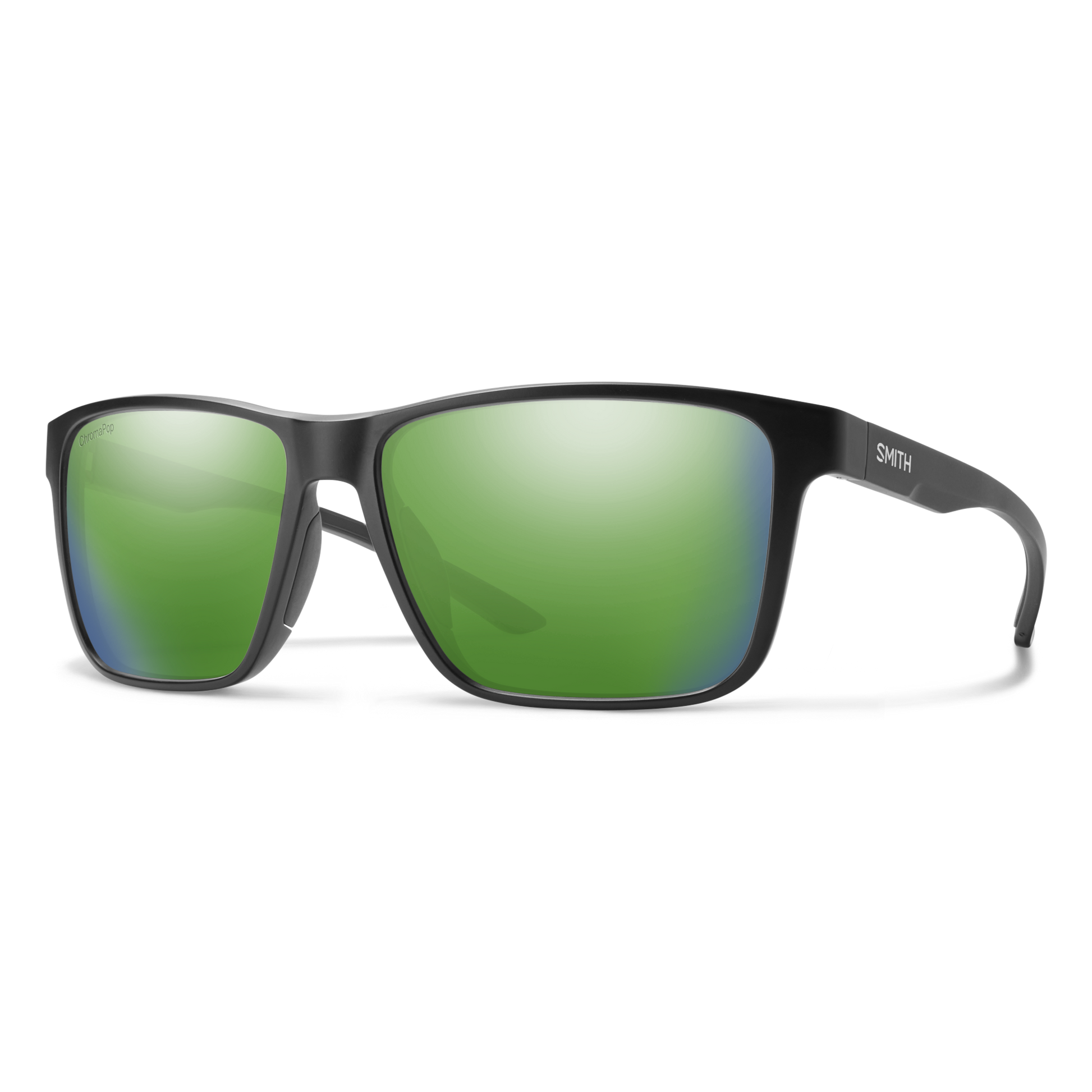 Riptide XL, Matte Black | ChromaPop Polarized Green Mirror