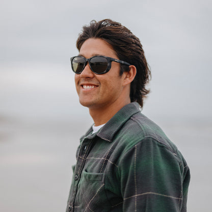 Seeker, Sunglasses + Matte Black | ChromaPop Photochromic Brown