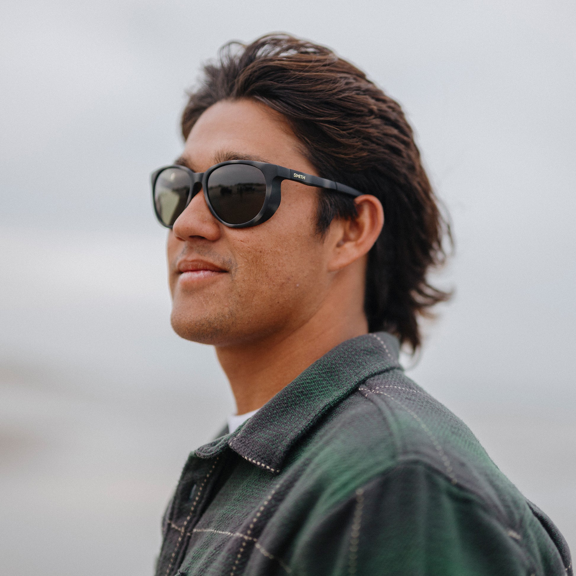 Seeker, Sunglasses + Matte Black | ChromaPop Photochromic Brown