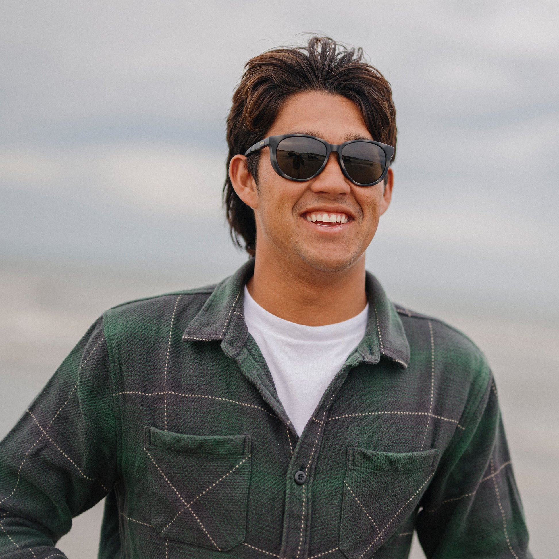 Seeker, Sunglasses + Matte Black | ChromaPop Photochromic Brown