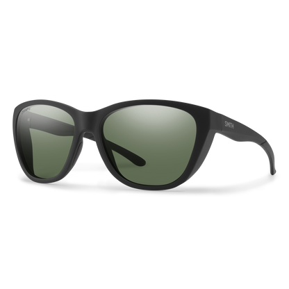Shoal, Matte Black | ChromaPop Polarized Gray Green