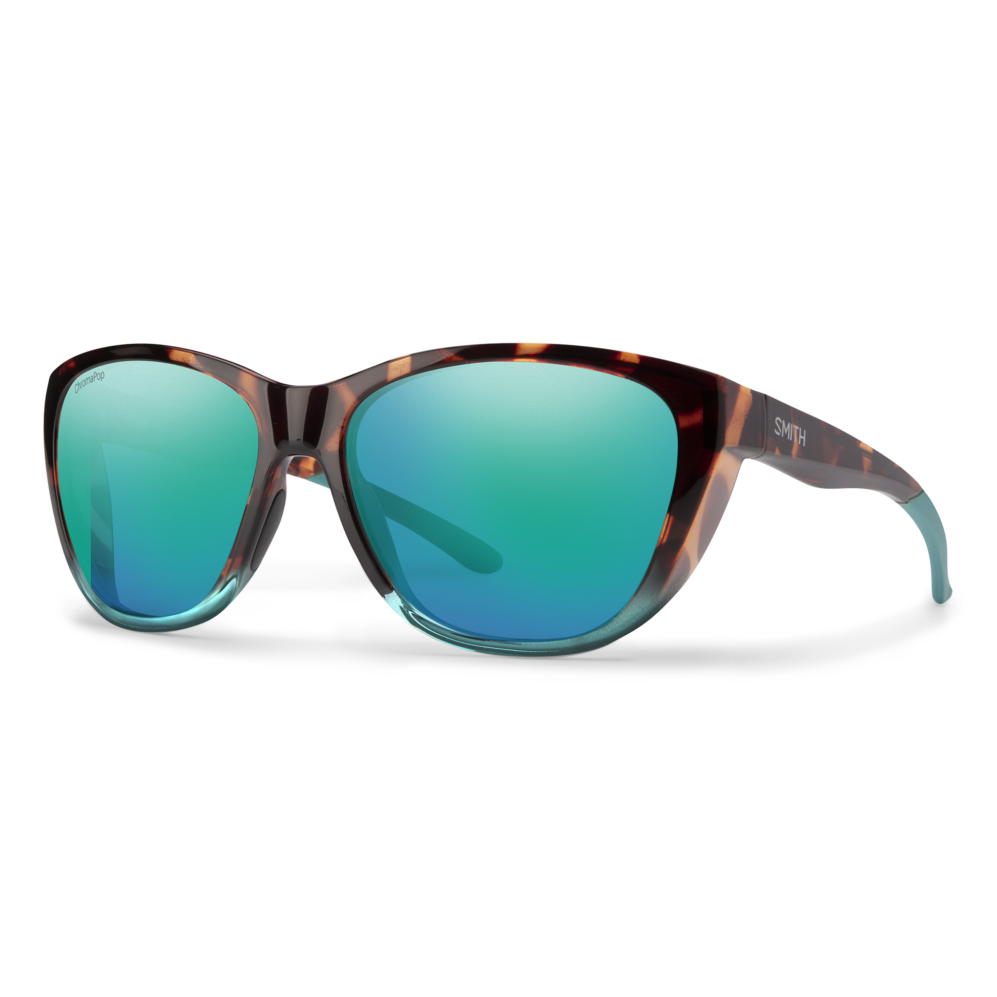Shoal, Sunglasses + Tortoise | ChromaPop Polarized Rose Gold Mirror