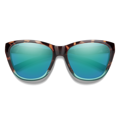 Shoal, Sunglasses + Tortoise | ChromaPop Polarized Rose Gold Mirror