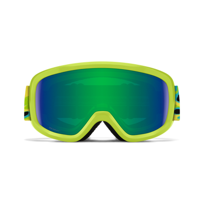 Jour de neige, noir | Miroir vert Sol-X