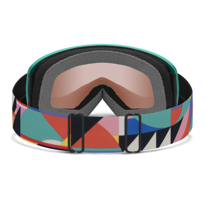 Snowday, Miroir Sol-X noir | vert