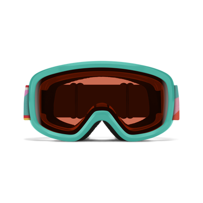 Snowday, Miroir Sol-X noir | vert