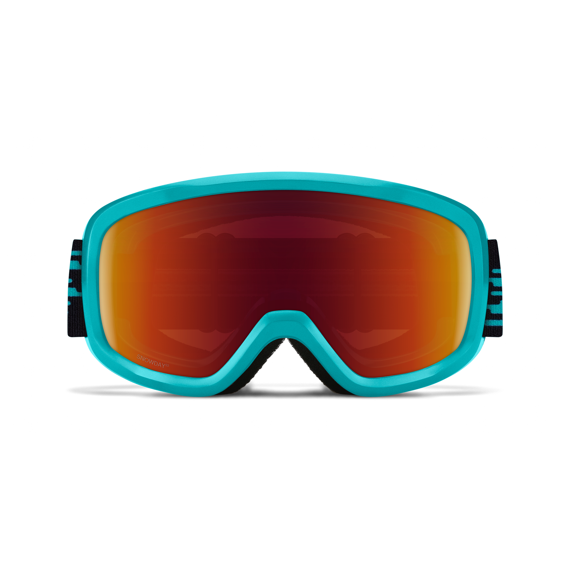 Jour de neige, noir | Miroir vert Sol-X
