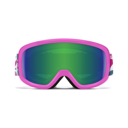 Snowday, Miroir Sol-X noir | vert