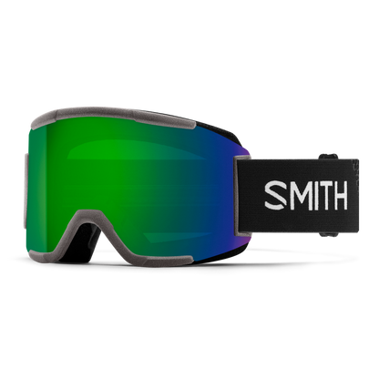Squad Imprint 3D Goggle, White + ChromaPop Sun Green Mirror + ChromaPop Storm Blue Sensor Mirror