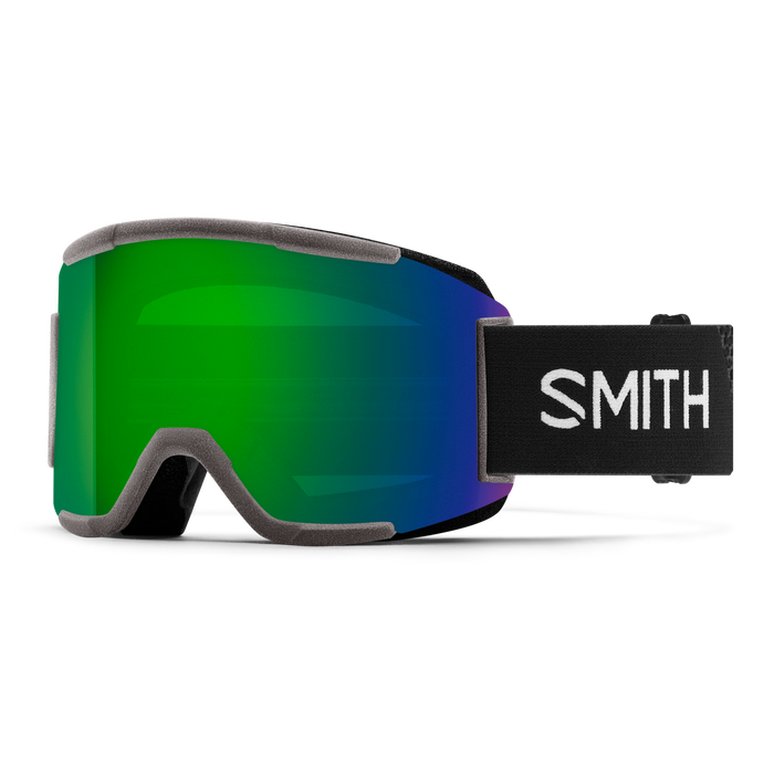 Squad Imprint 3D Goggle, White + ChromaPop Sun Green Mirror + ChromaPop Storm Blue Sensor Mirror