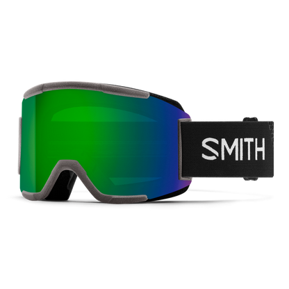 Squad Imprint 3D Goggle, White + ChromaPop Sun Green Mirror + ChromaPop Storm Blue Sensor Mirror