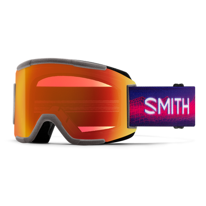 Squad Imprint 3D Goggle, White + ChromaPop Sun Green Mirror + ChromaPop Storm Blue Sensor Mirror