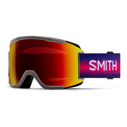 Squad Imprint 3D Goggle, White + ChromaPop Sun Green Mirror + ChromaPop Storm Blue Sensor Mirror