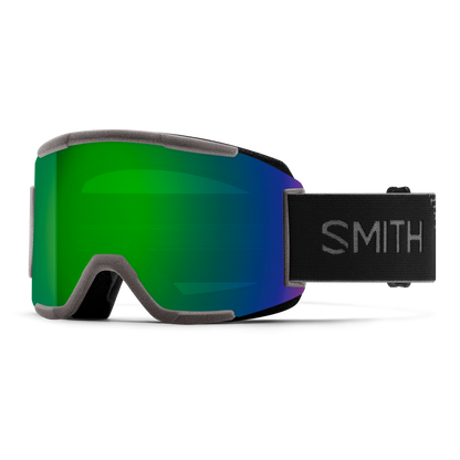 Squad Imprint 3D Goggle, White + ChromaPop Sun Green Mirror + ChromaPop Storm Blue Sensor Mirror