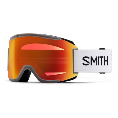 Squad Imprint 3D Goggle, White + ChromaPop Sun Green Mirror + ChromaPop Storm Blue Sensor Mirror