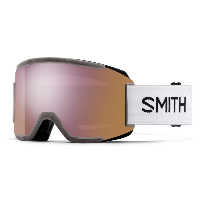 Squad Imprint 3D Goggle, White + ChromaPop Sun Green Mirror + ChromaPop Storm Blue Sensor Mirror