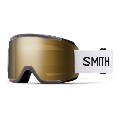 Squad Imprint 3D Goggle, White + ChromaPop Sun Green Mirror + ChromaPop Storm Blue Sensor Mirror