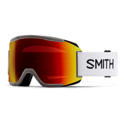 Squad Imprint 3D Goggle, White + ChromaPop Sun Green Mirror + ChromaPop Storm Blue Sensor Mirror