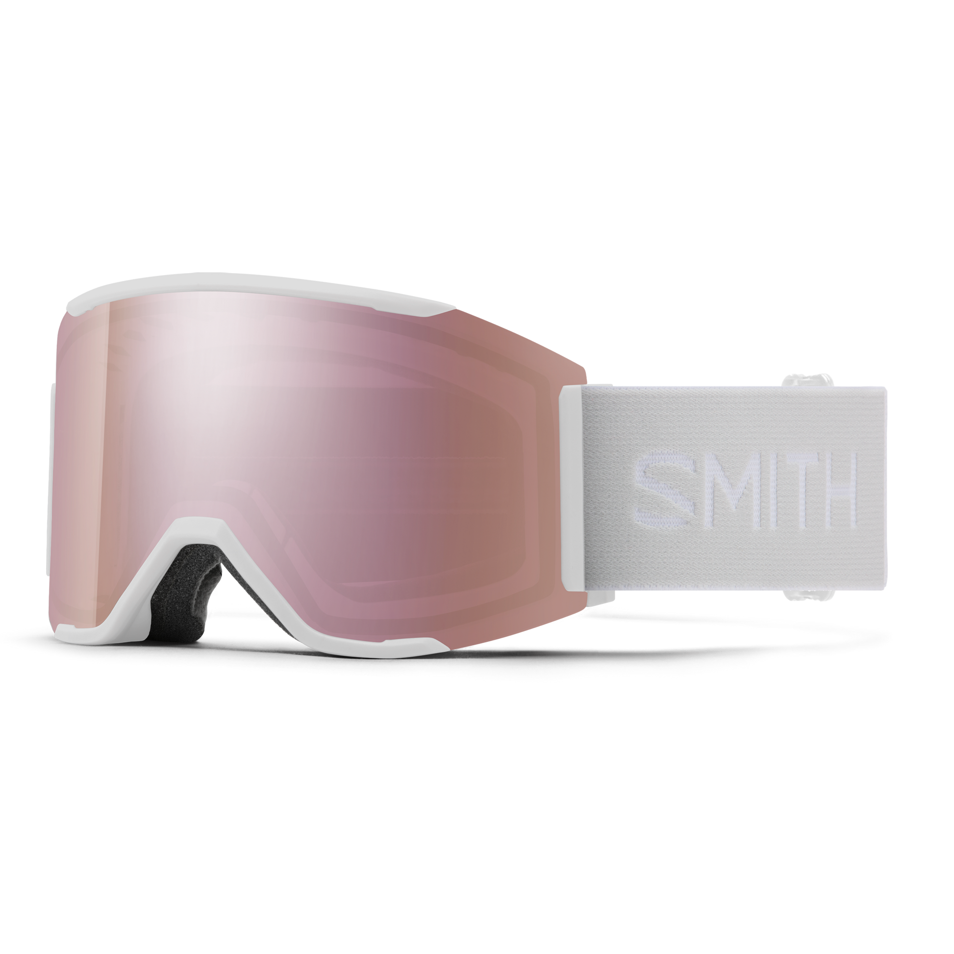 Squad MAG Low Bridge Fit, White Vapor | ChromaPop Everyday Rose Gold Mirror