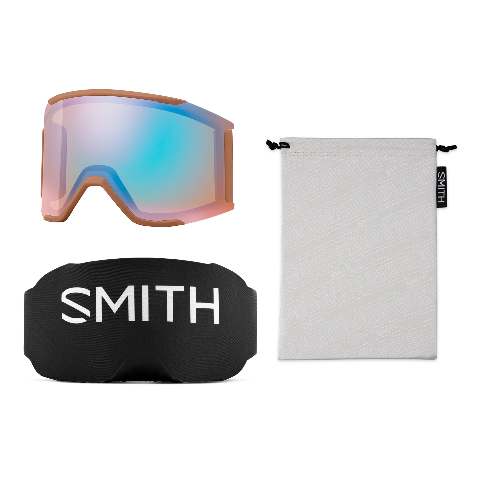 Squad MAG Low Bridge Fit, Black | ChromaPop Sun Green Mirror