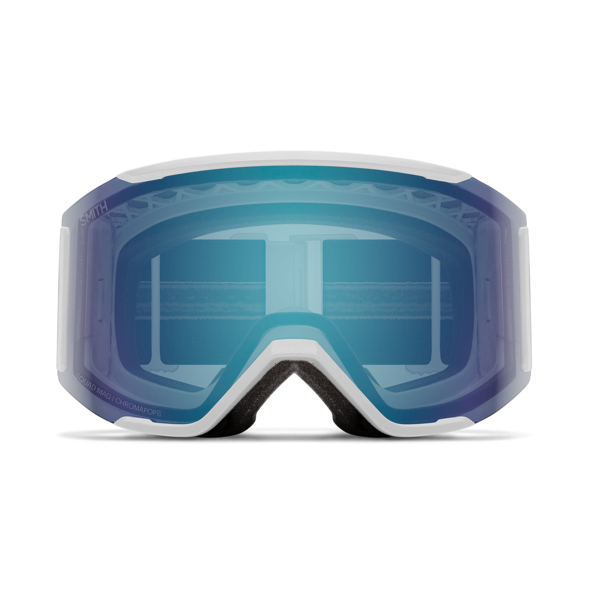 Squad MAG Low Bridge Fit, Black | ChromaPop Sun Green Mirror