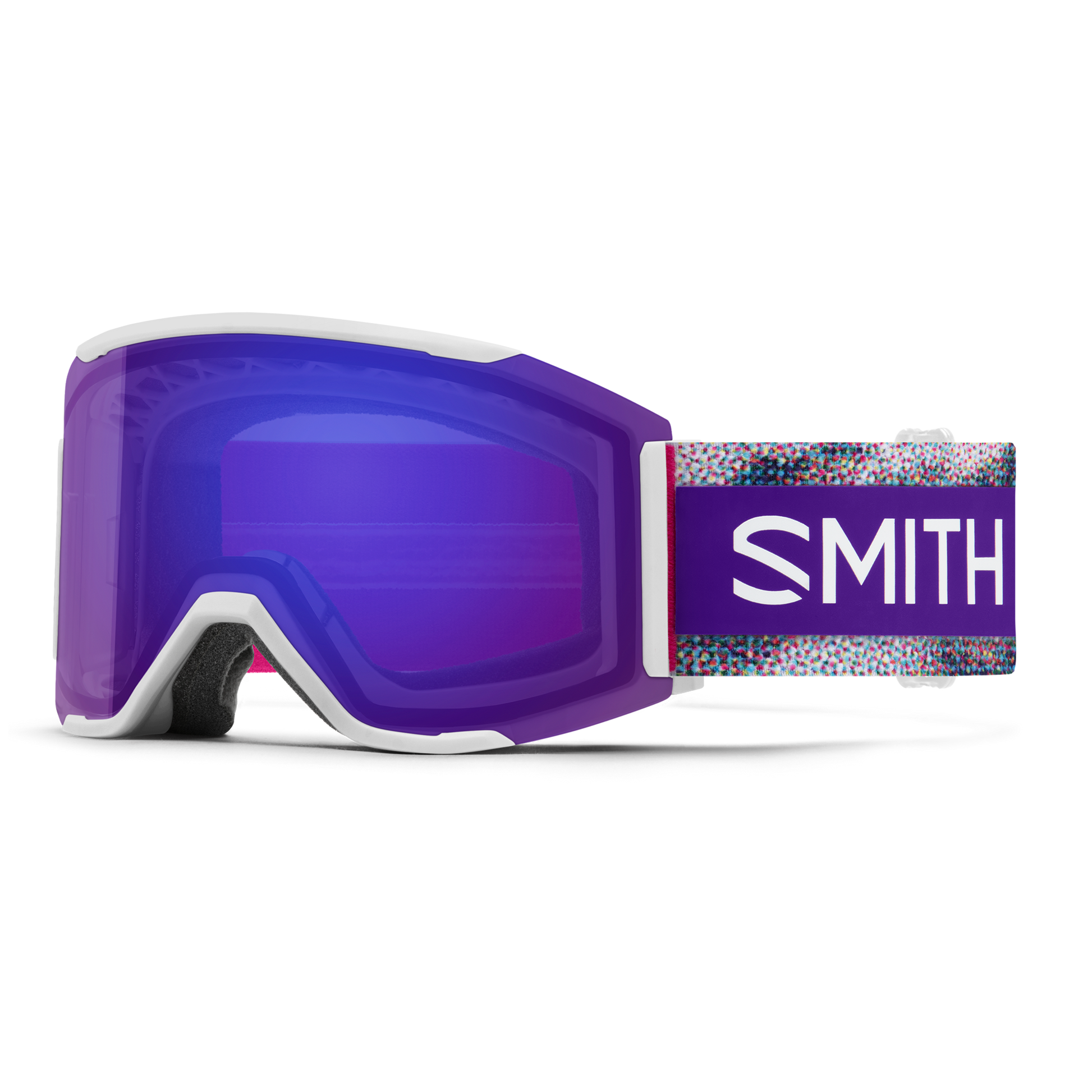 Squad MAG Low Bridge Fit, Black | ChromaPop Sun Green Mirror