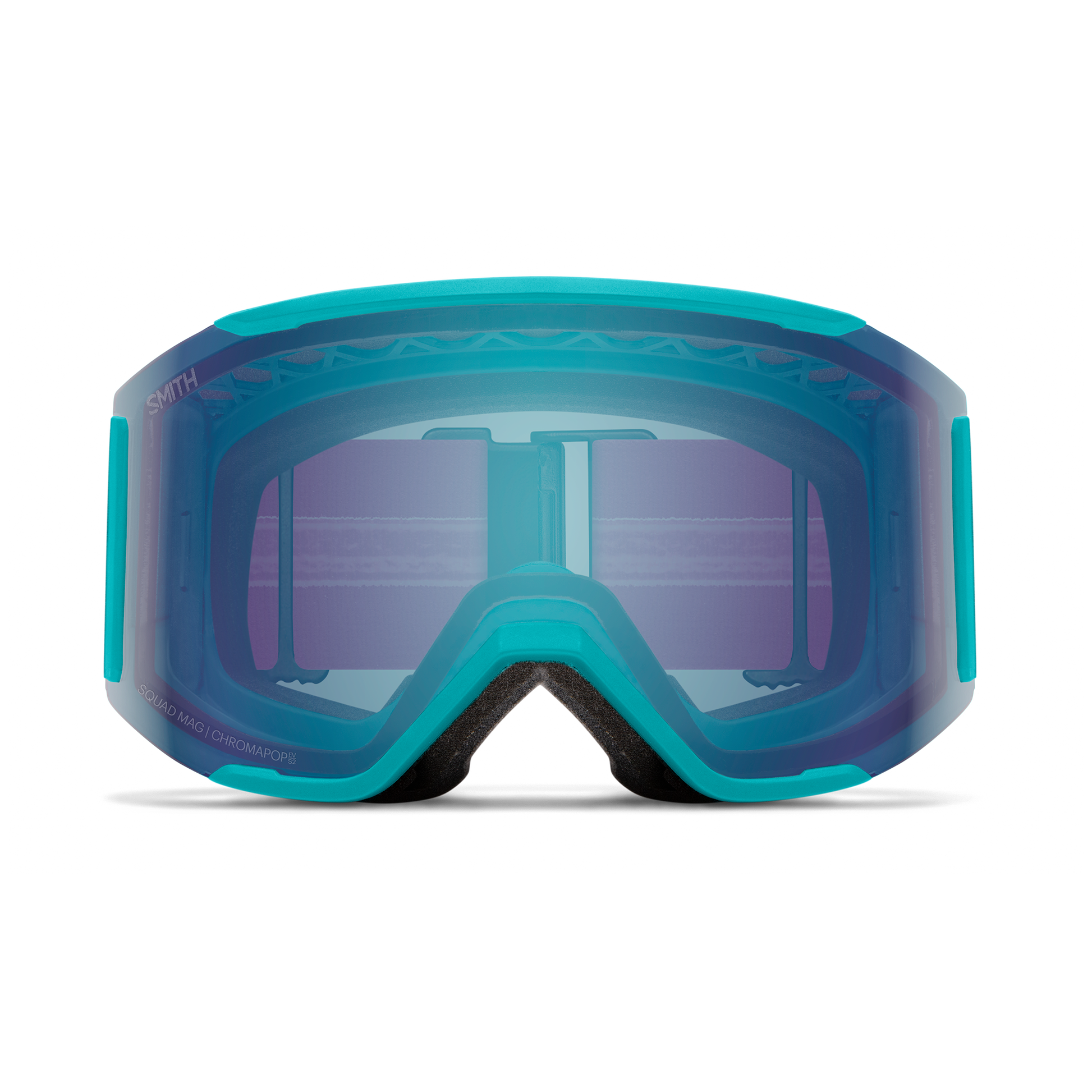 Squad MAG Low Bridge Fit, Black | ChromaPop Sun Green Mirror