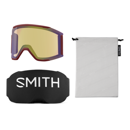 Squad MAG Low Bridge Fit, White Vapor | ChromaPop Everyday Rose Gold Mirror