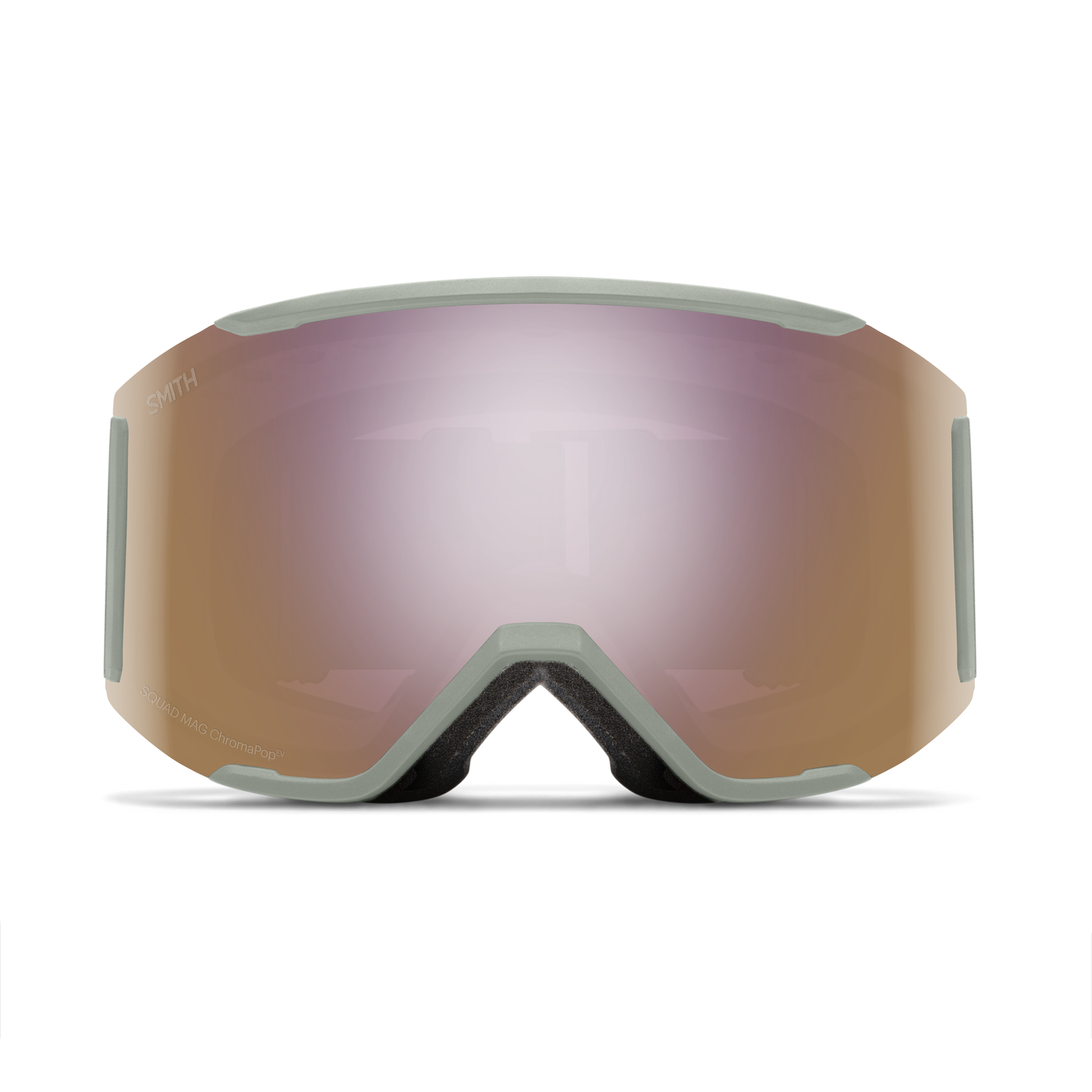 Squad MAG Low Bridge Fit, White Vapor | ChromaPop Everyday Rose Gold Mirror