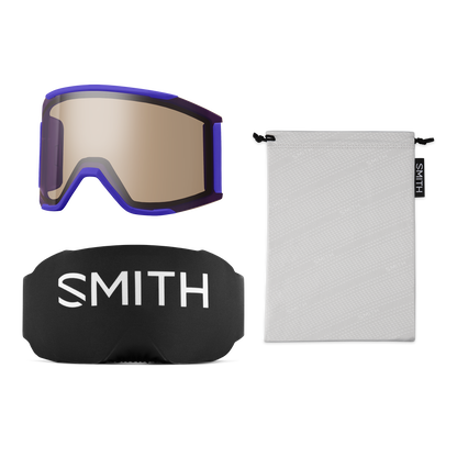 Squad MAG Low Bridge Fit, White Vapor | ChromaPop Everyday Rose Gold Mirror