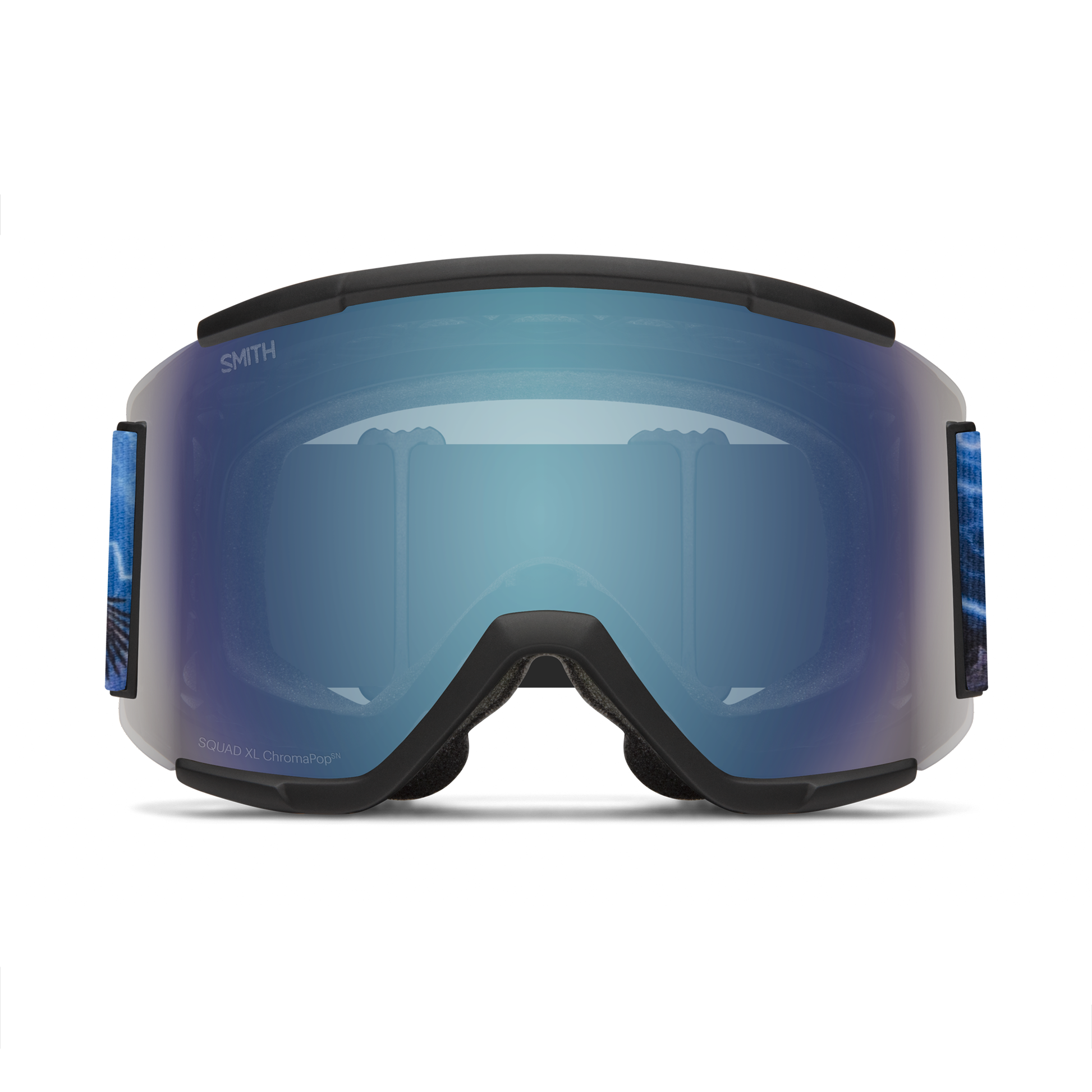 Squad XL Low Bridge Fit, Noir | ChromaPop Pro Miroir bleu photochromique