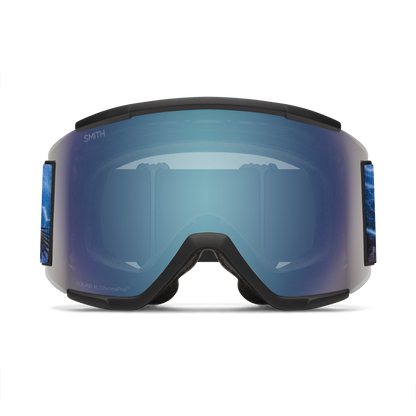 Squad XL Low Bridge Fit, Noir | ChromaPop Pro Miroir bleu photochromique