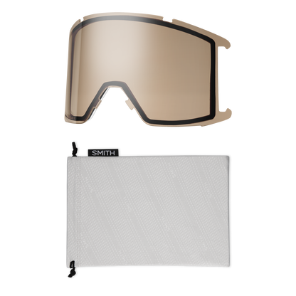 Squad XL Low Bridge Fit, Noir | ChromaPop Pro Miroir bleu photochromique