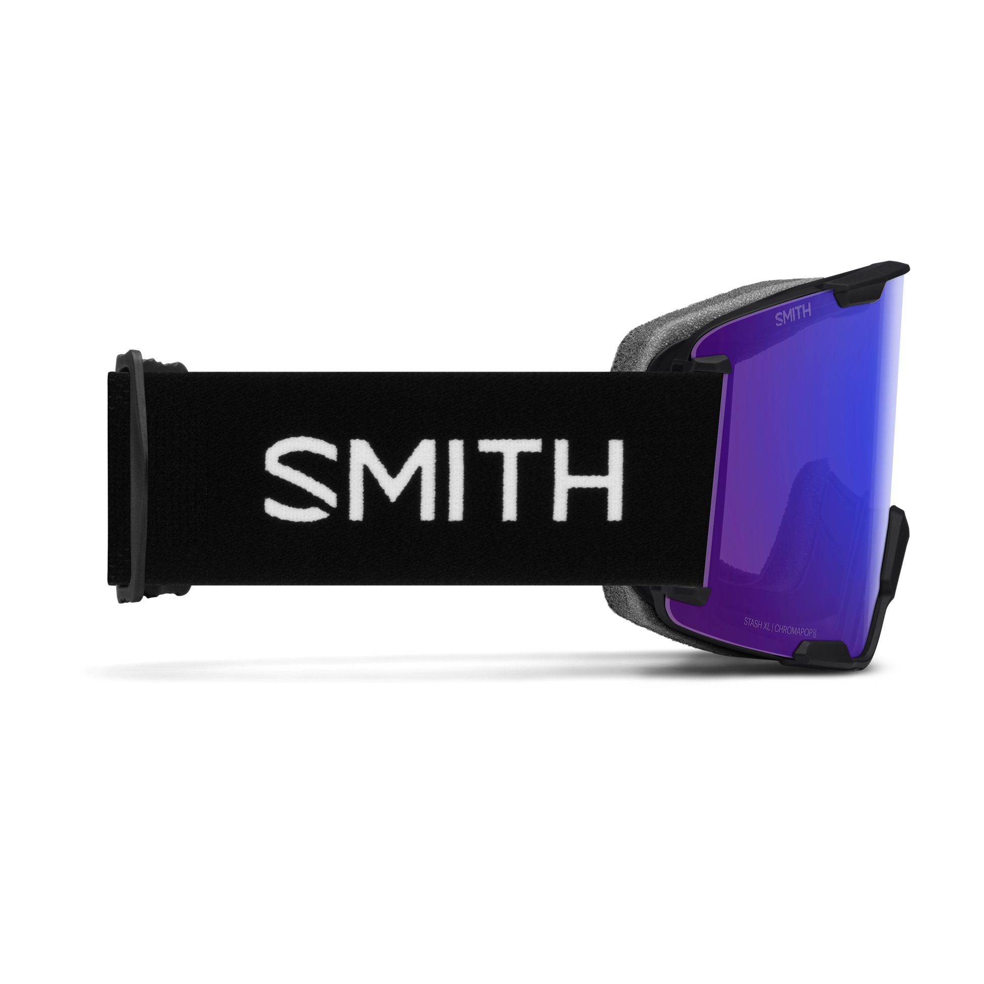 Stash XL Low Bridge Fit, Black | ChromaPop Sun Black Gold Mirror