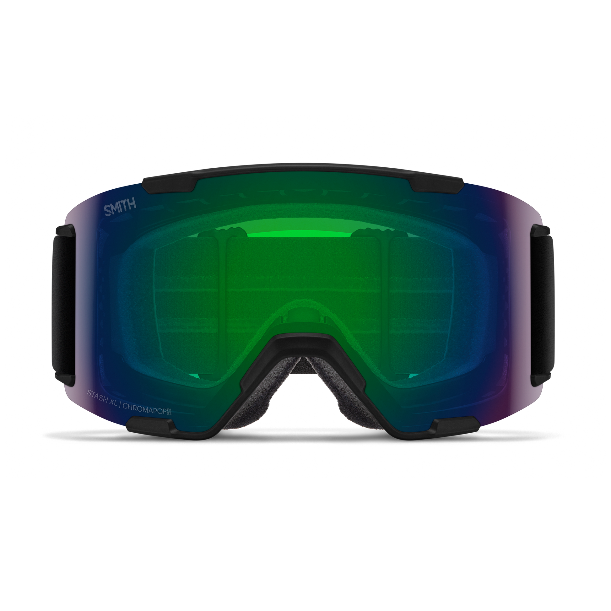 Stash XL, Schwarz | ChromaPop Green Mirror