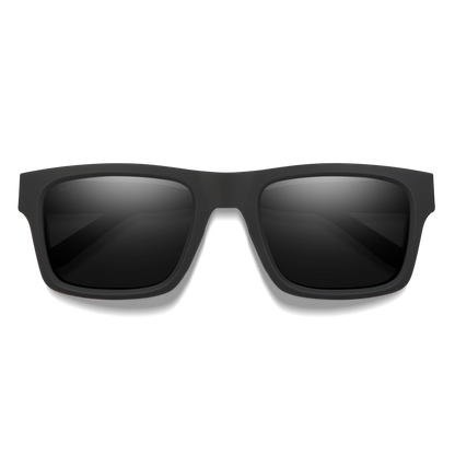 Strand RX, Prescription + Matte Black + ChromaPop Polarized Gray Green