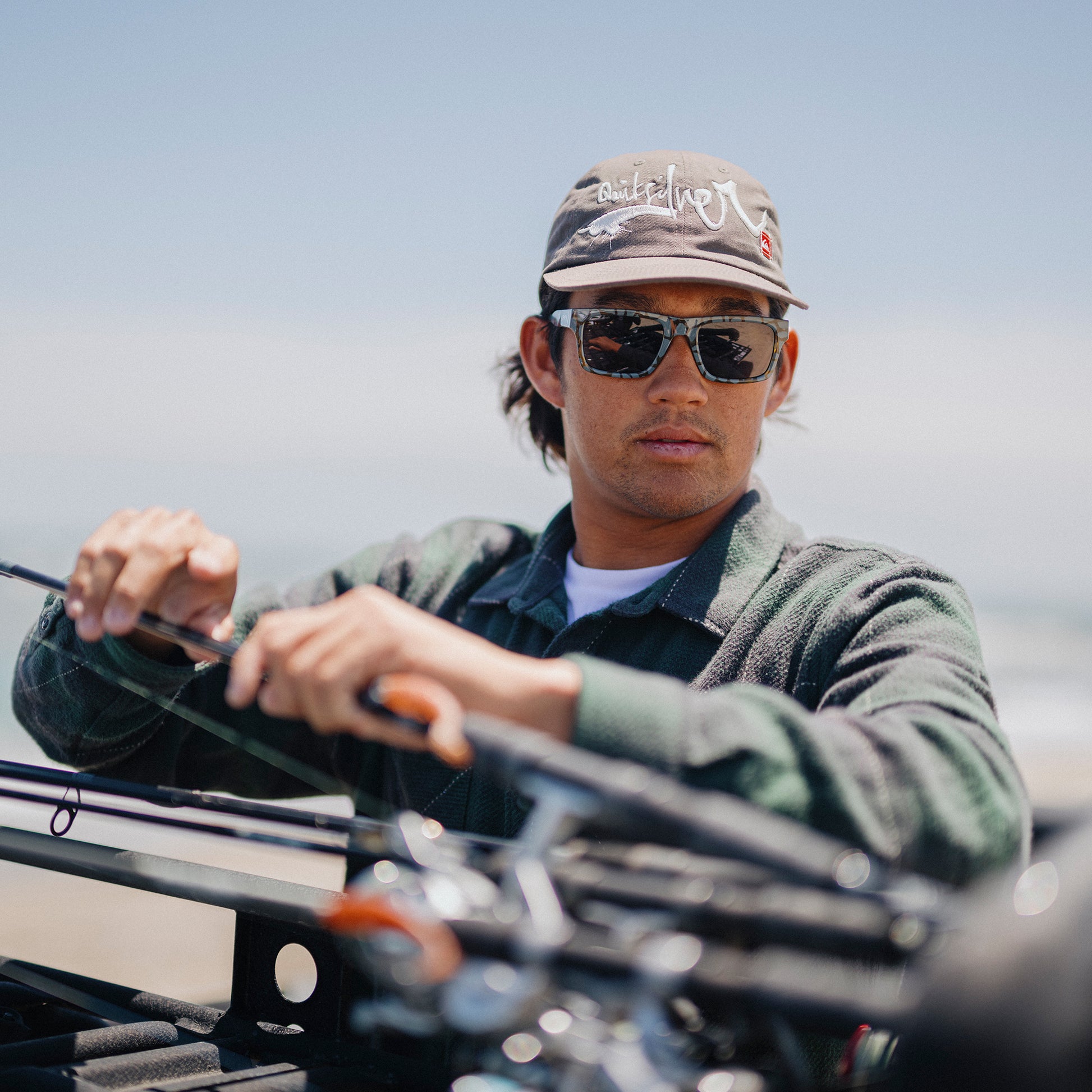 Strand, Sunglasses + Salt Haze | ChromaPop Glass Polarized Brown