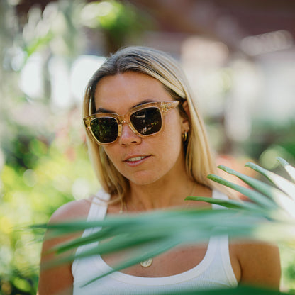Sway, Sunglasses + Tortoise | ChromaPop Polarized Rose Gold Mirror