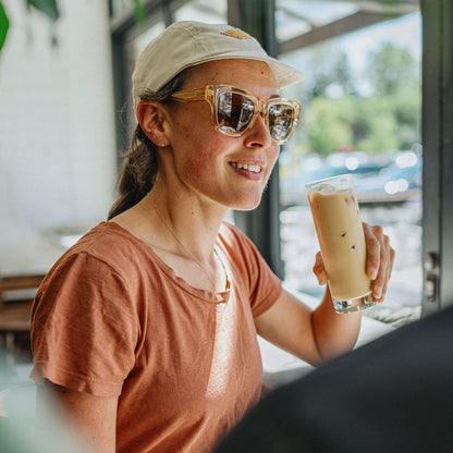 Sway, Sunglasses + Tortoise | ChromaPop Polarized Rose Gold Mirror