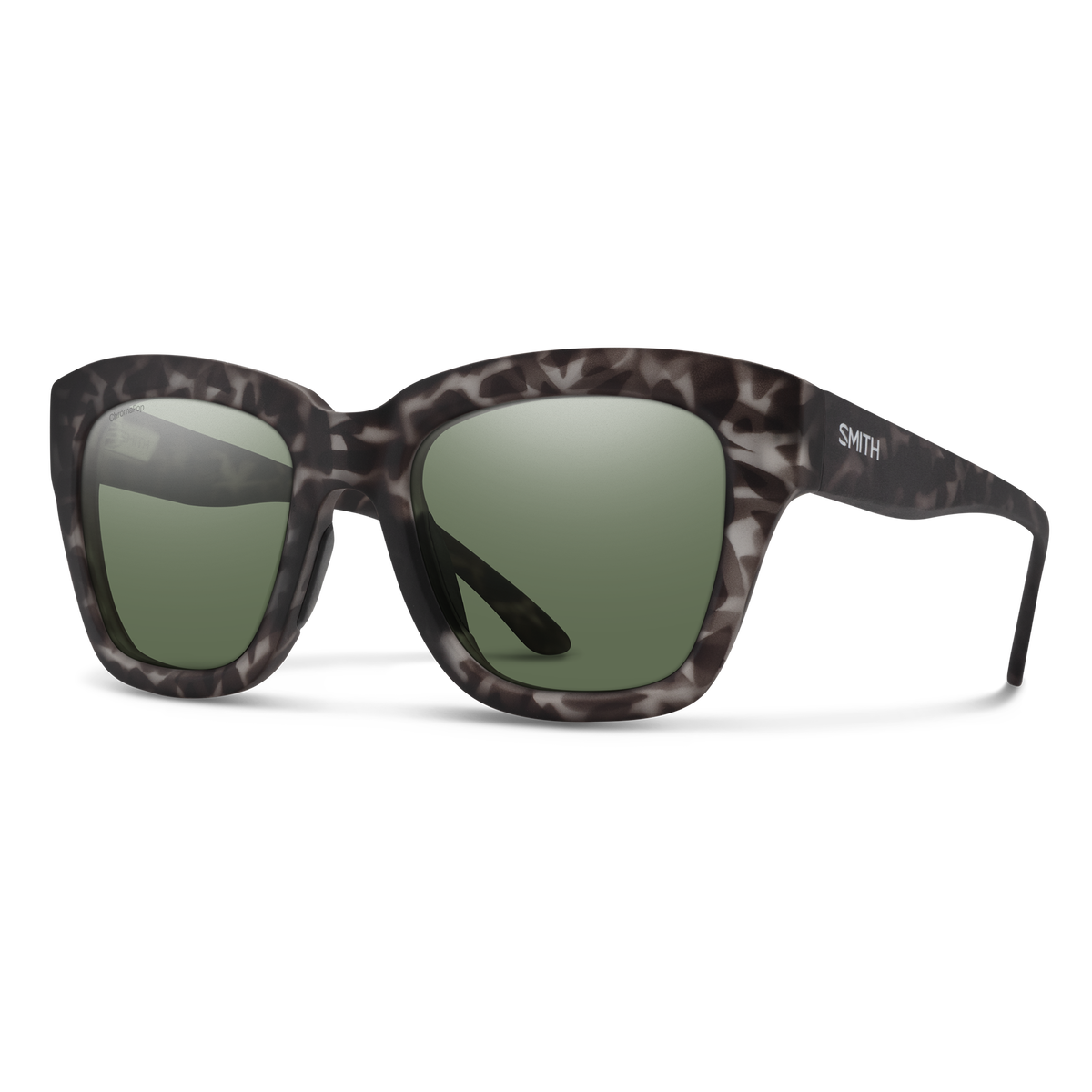 Smith Sway Shinny Black Smith Sway Sunglasses + Polarized Brown Lens | Christy Sports main image 4