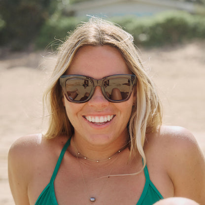 Sway, Sunglasses + Tortoise | ChromaPop Polarized Rose Gold Mirror