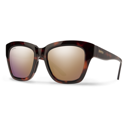 Sway, Sunglasses + Tortoise | ChromaPop Polarized Rose Gold Mirror