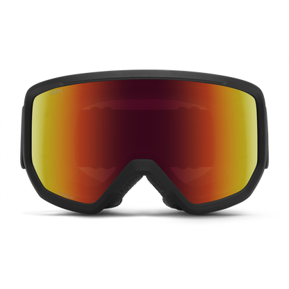 Transfer Low Bridge Fit, Black | Red Sol-X Mirror