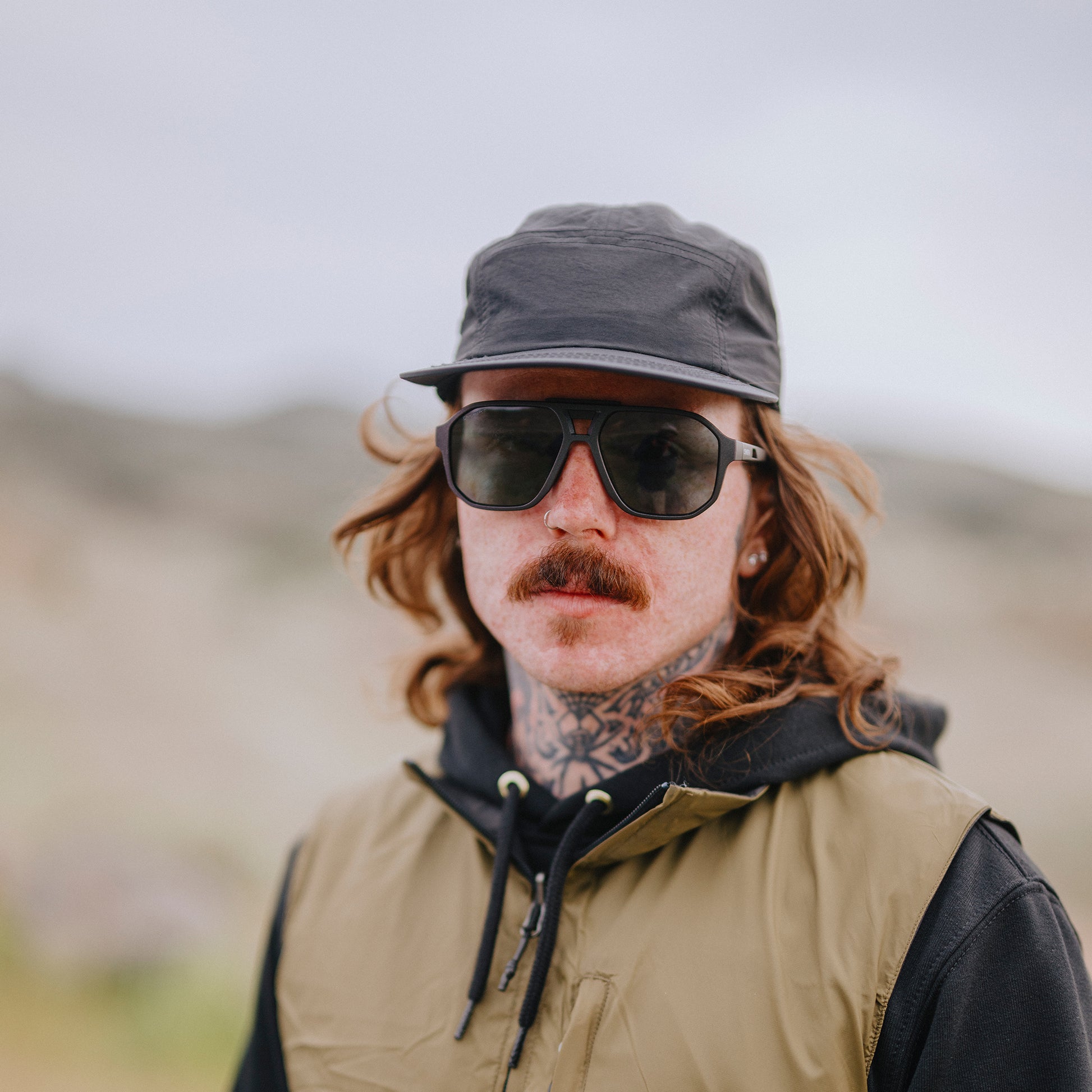 Truss, Sunglasses + Matte Fathom | ChromaPop Polarized Black