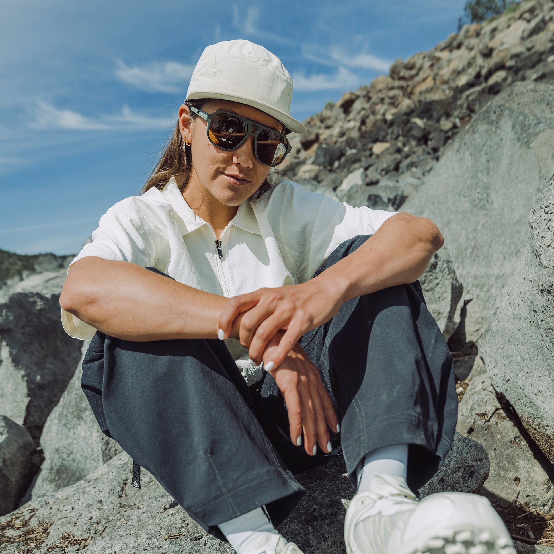 Truss, Sunglasses + Matte Fathom | ChromaPop Polarized Black