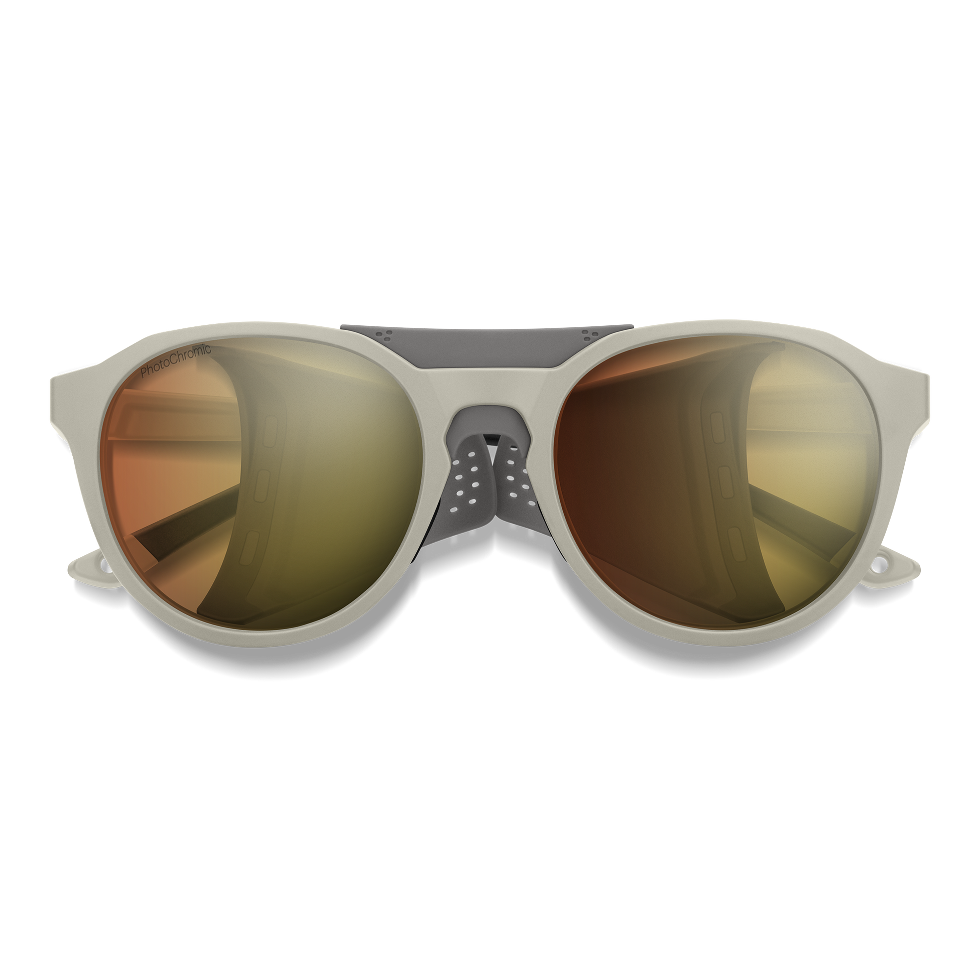 Venture, Sunglasses + Matte Black | ChromaPop Glacier Photochromic Copper Blue Mirror