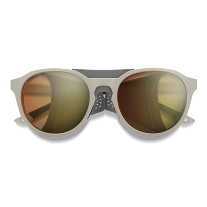 Venture, Sunglasses + Matte Black | ChromaPop Glacier Photochromic Copper Blue Mirror
