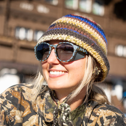 Venture, Sunglasses + Matte Gravy | ChromaPop Glacier Photochromic Copper Gold Mirror